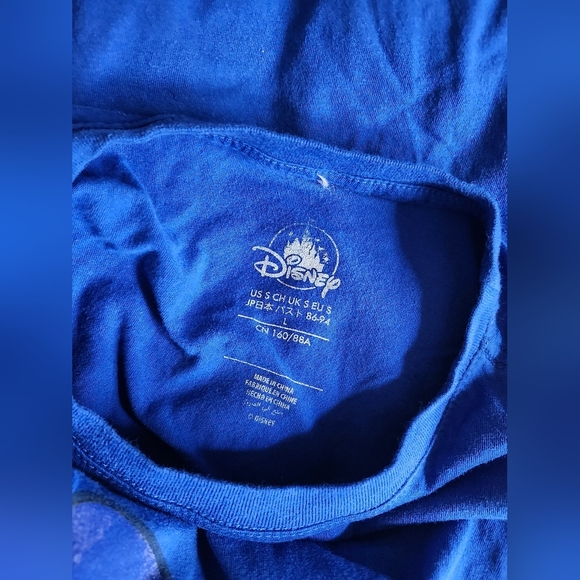 Disneyland Resort Blue And Glitter Mickey Mouse Sorcerer Hat T-Shirt - Picture 5 of 5